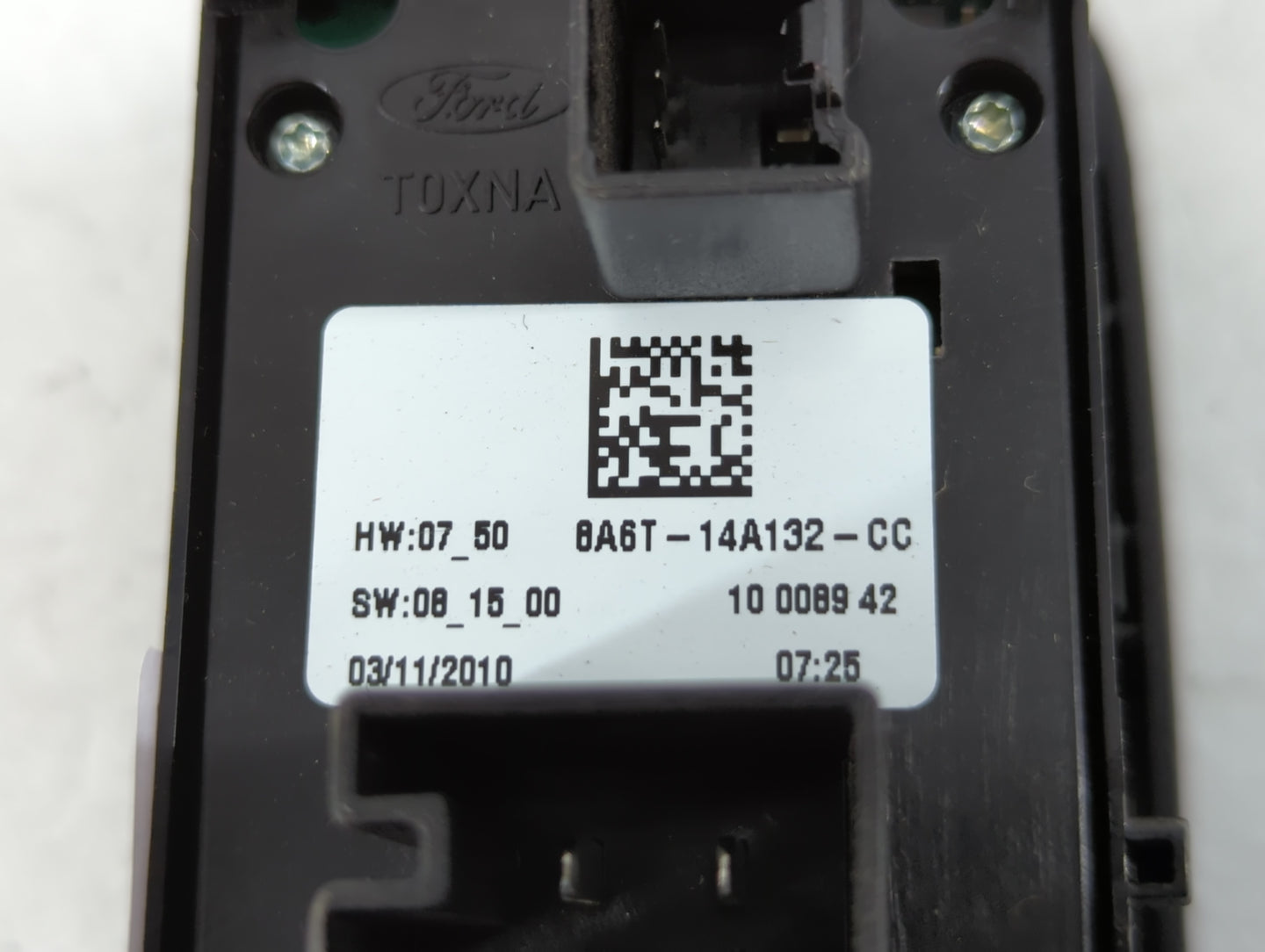 2011-2013 Ford Fiesta Master Power Window Switch Replacement Driver Side Left P/N:8A6T-14A132-CC Fits Fits 2011 2012 2013 OE