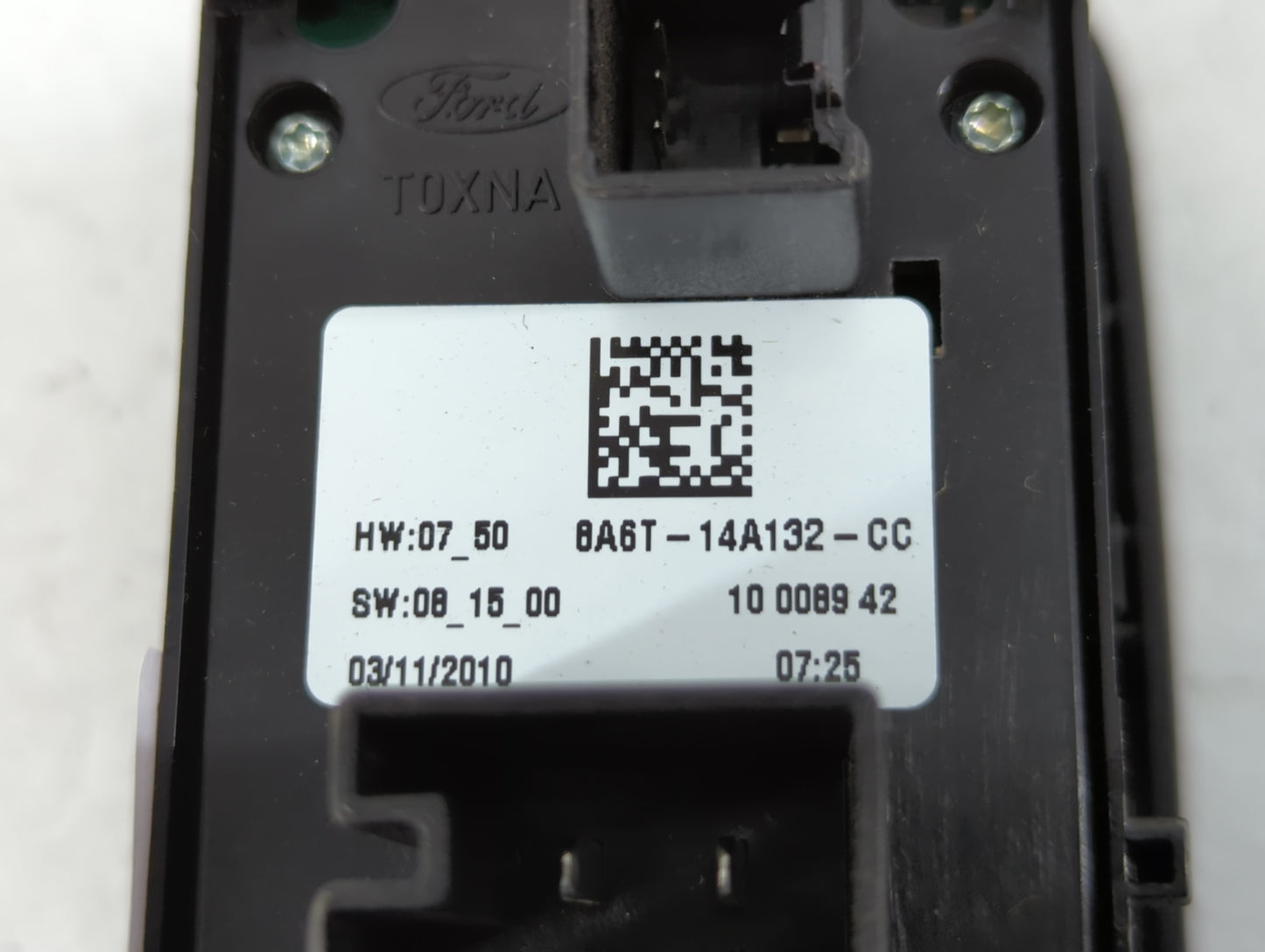 2011-2013 Ford Fiesta Master Power Window Switch Replacement Driver Side Left P/N:8A6T-14A132-CC Fits Fits 2011 2012 2013 OE