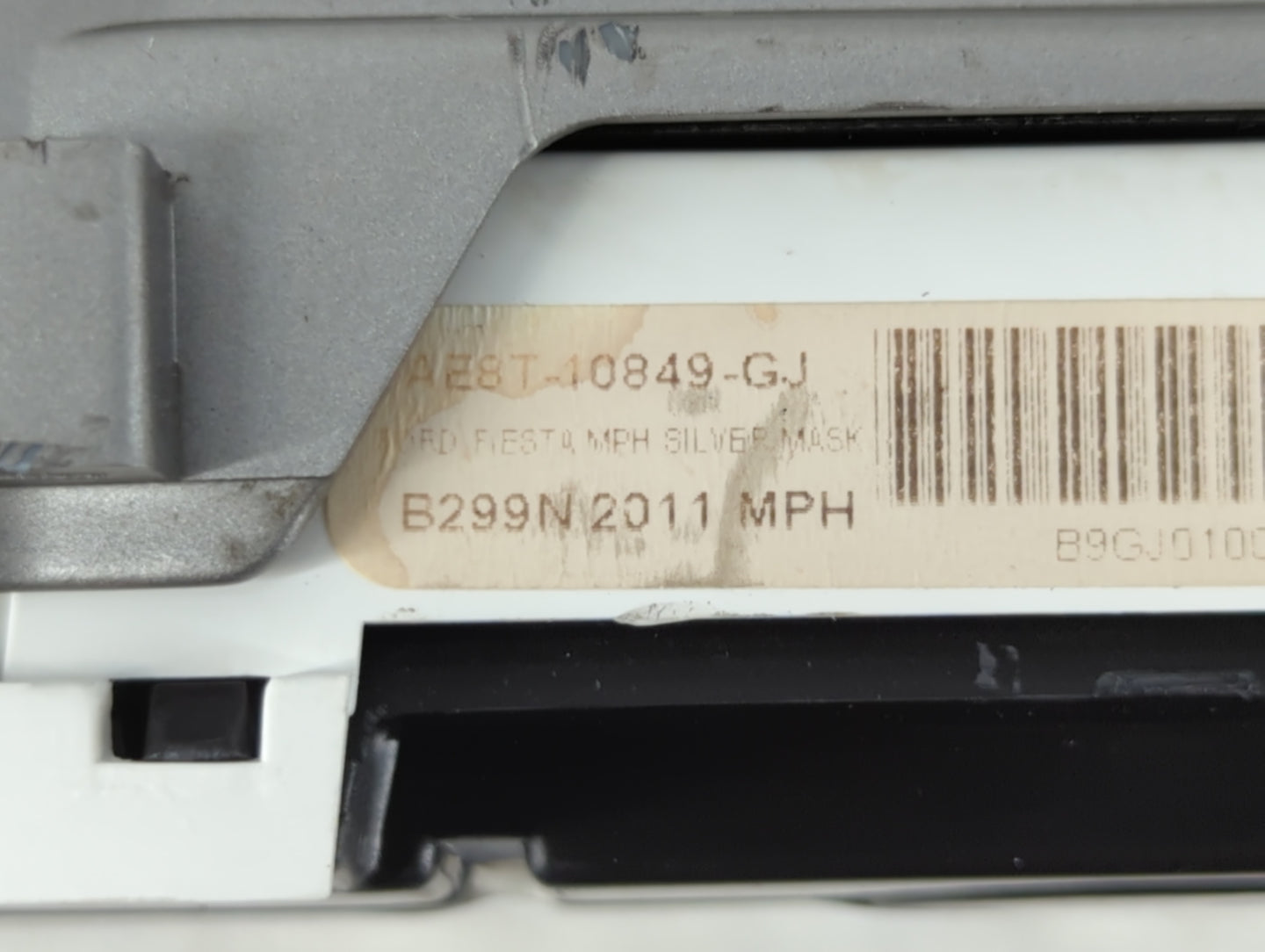 2011 Ford Fiesta Instrument Cluster Speedometer Gauges P/N:AE8T-10849-GJ Fits OEM Used Auto Parts - Oemusedautoparts1.com