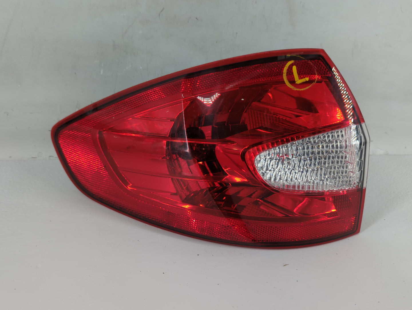 2011-2013 Ford Fiesta Tail Light Assembly Driver Left OEM P/N:AE83-13B505-AC Fits Fits 2011 2012 2013 OEM Used Auto Parts - 