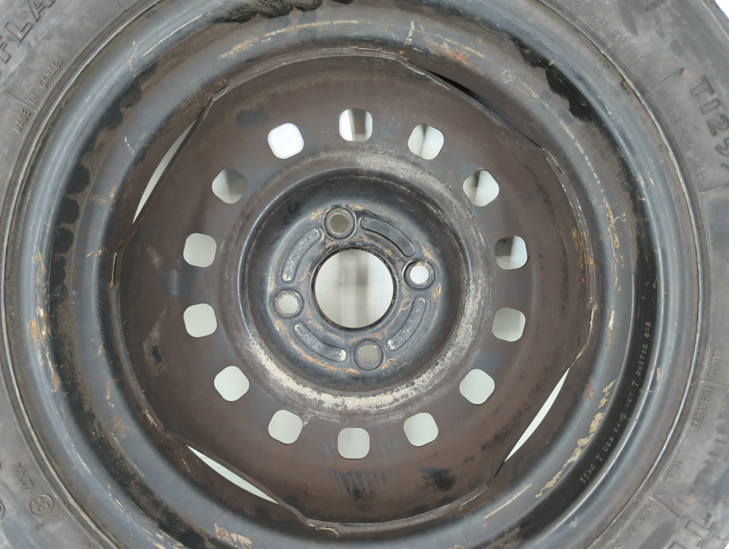 2011-2019 Ford Fiesta Spare Donut Tire Wheel Rim Oem - Oemusedautoparts1.com