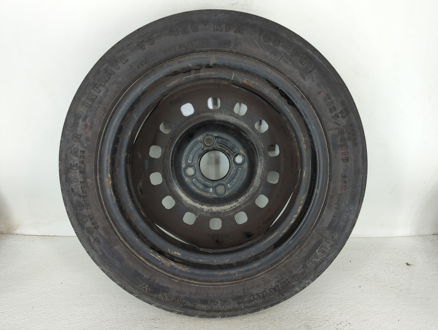 2011-2019 Ford Fiesta Spare Donut Tire Wheel Rim Oem - Oemusedautoparts1.com