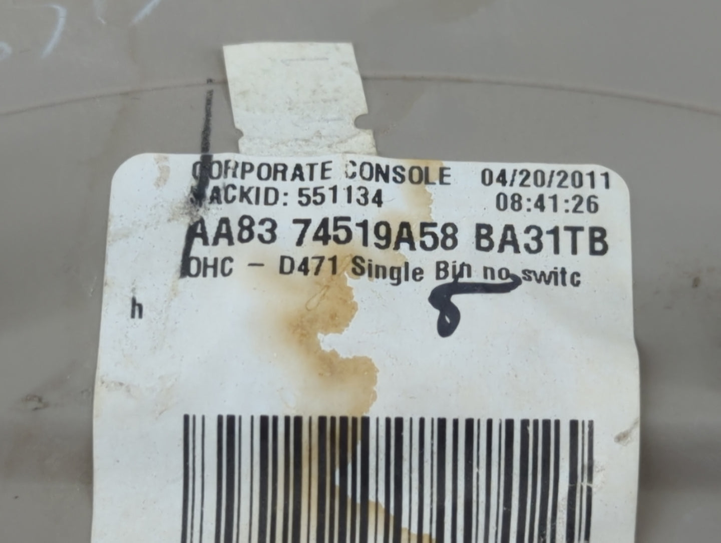 2011 Ford Flex Overhead Roof Console - Oemusedautoparts1.com