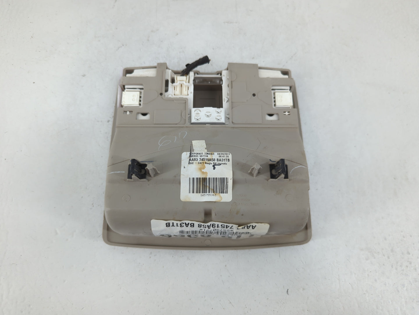 2009-2012 Ford Flex Overhead Roof Console 1112191 - Oemusedautoparts1.com