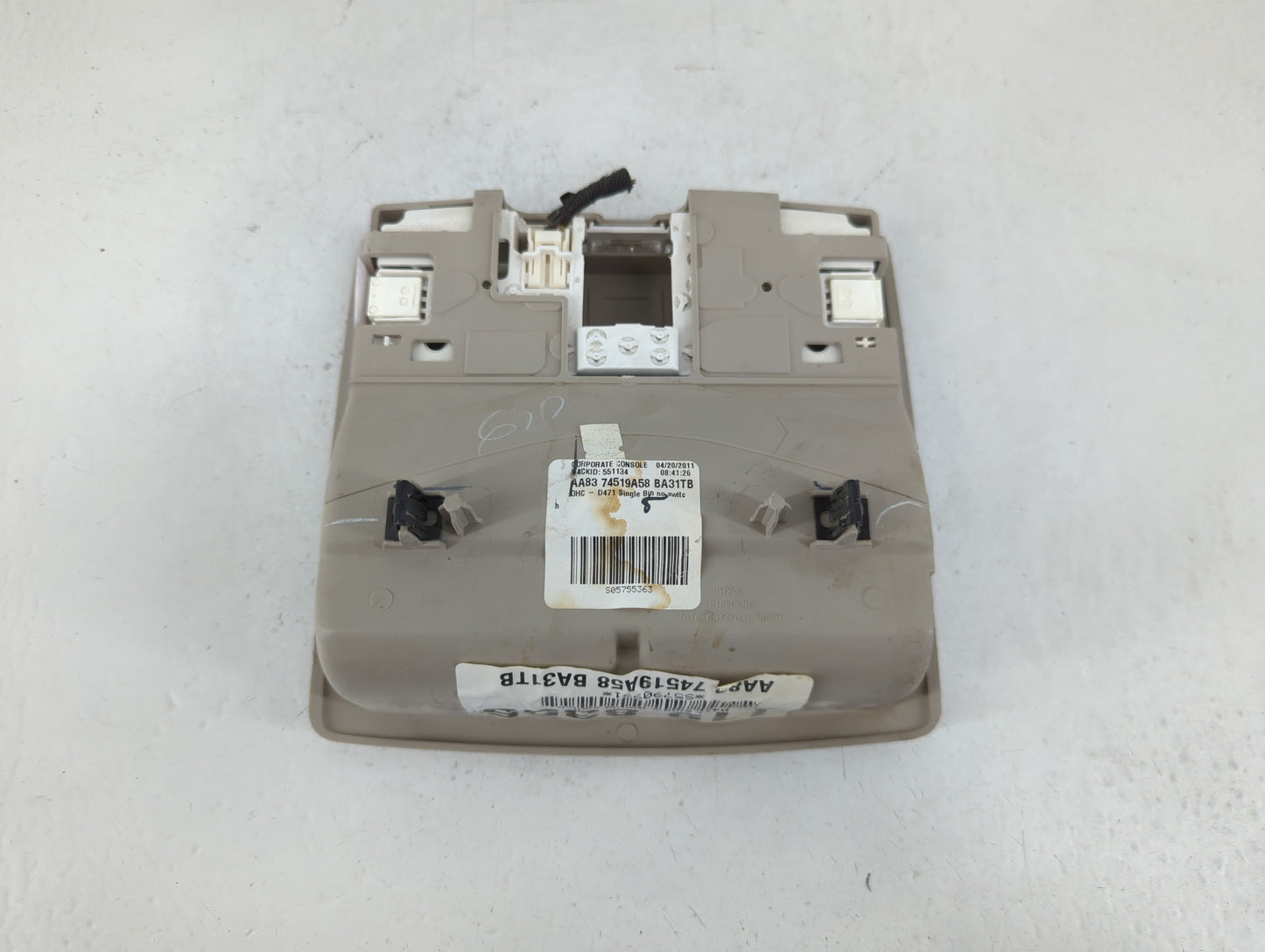 2009-2012 Ford Flex Overhead Roof Console 1112191 - Oemusedautoparts1.com
