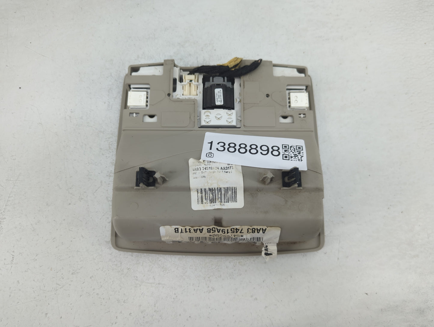 2009-2012 Ford Flex Overhead Roof Console 1388898 - Oemusedautoparts1.com