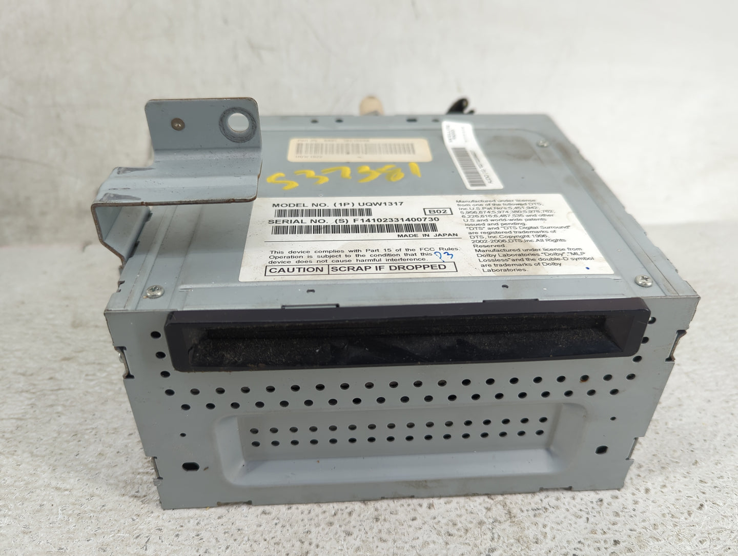 2011-2012 Ford Flex Radio AM FM Cd Player Receiver Replacement P/N:UQW1317 BA8T-19C158-BB Fits Fits 2011 2012 OEM Used Auto 