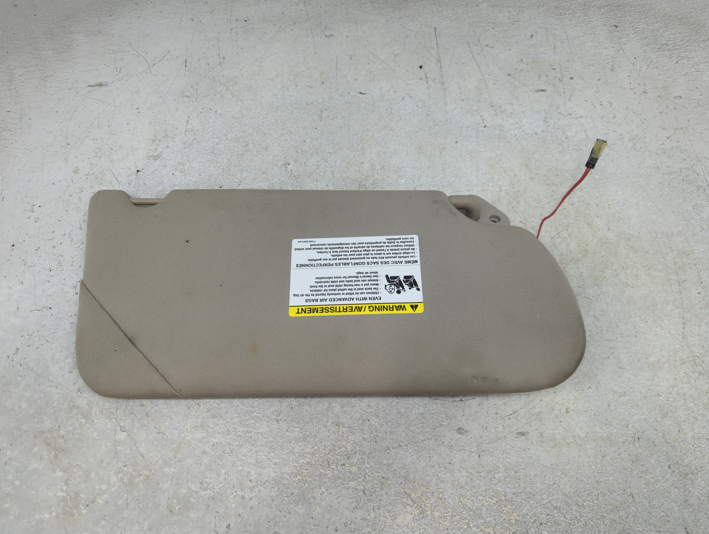 2009-2012 Ford Flex Sun Visor Shade Replacement Driver Left Mirror Fits Fits 2009 2010 2011 2012 OEM Used Auto Parts - Oemus
