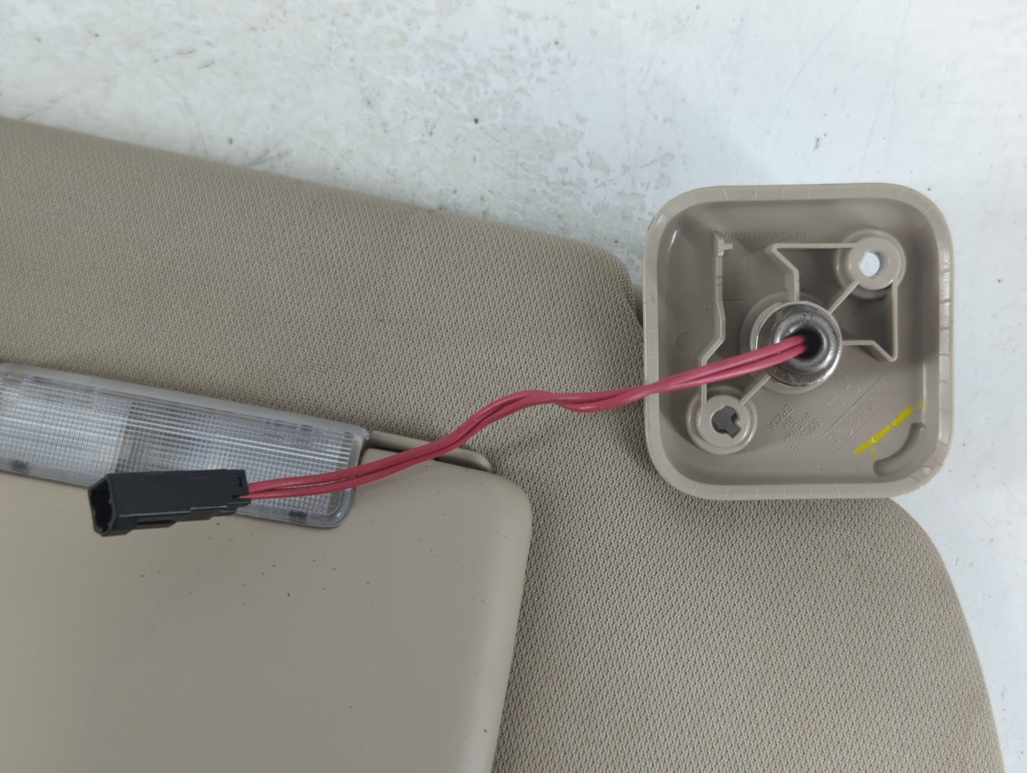2009-2012 Ford Flex Sun Visor Shade Replacement Driver Left Mirror Fits Fits 2009 2010 2011 2012 OEM Used Auto Parts - Oemus