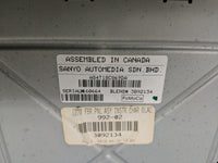 2010-2011 Ford Focus Radio AM FM Cd Player Receiver Replacement P/N:AS4T18C869DA Fits Fits 2010 2011 OEM Used Auto Parts - O