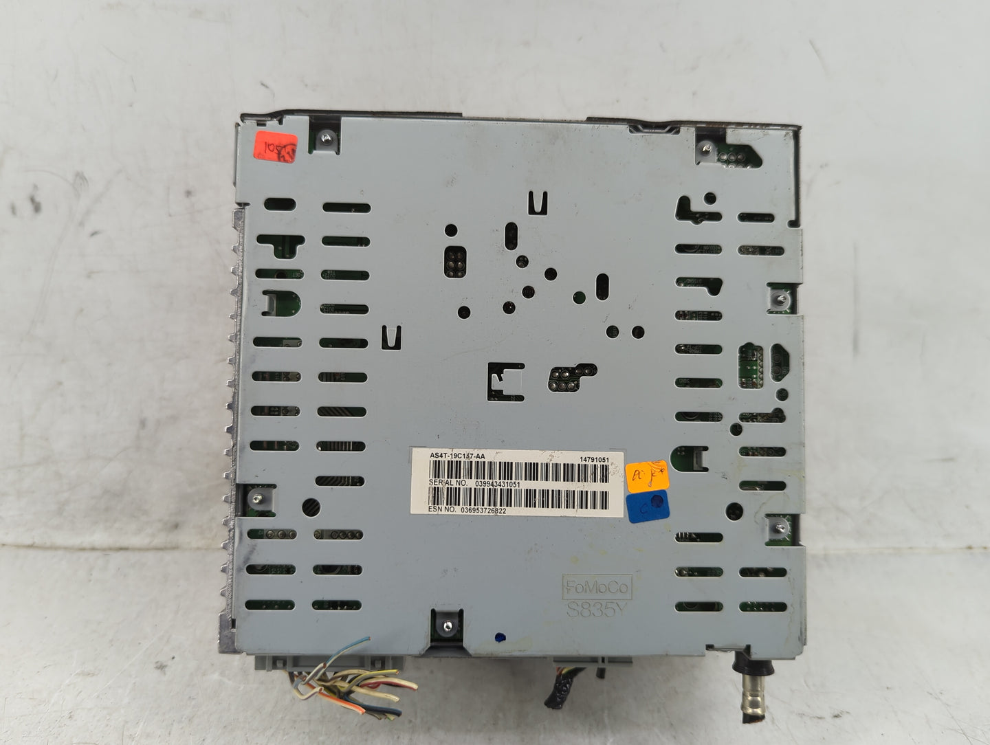 2010-2011 Ford Focus Radio AM FM Cd Player Receiver Replacement P/N:AS4T-19C157-AA Fits Fits 2010 2011 OEM Used Auto Parts -