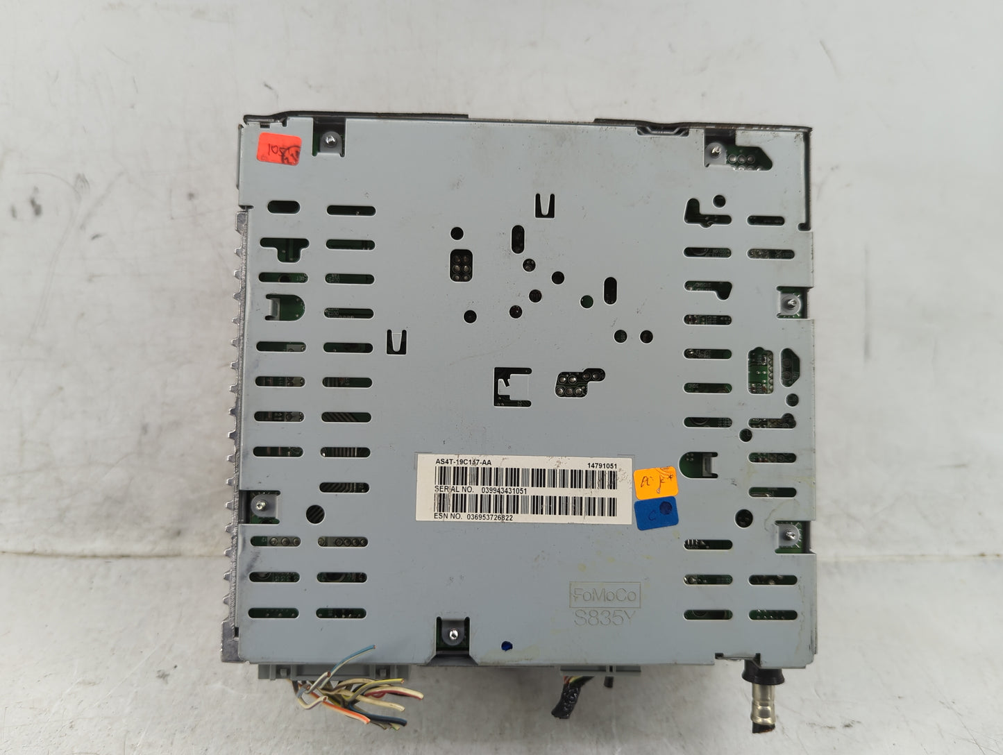 2010-2011 Ford Focus Radio AM FM Cd Player Receiver Replacement P/N:AS4T-19C157-AA Fits Fits 2010 2011 OEM Used Auto Parts -