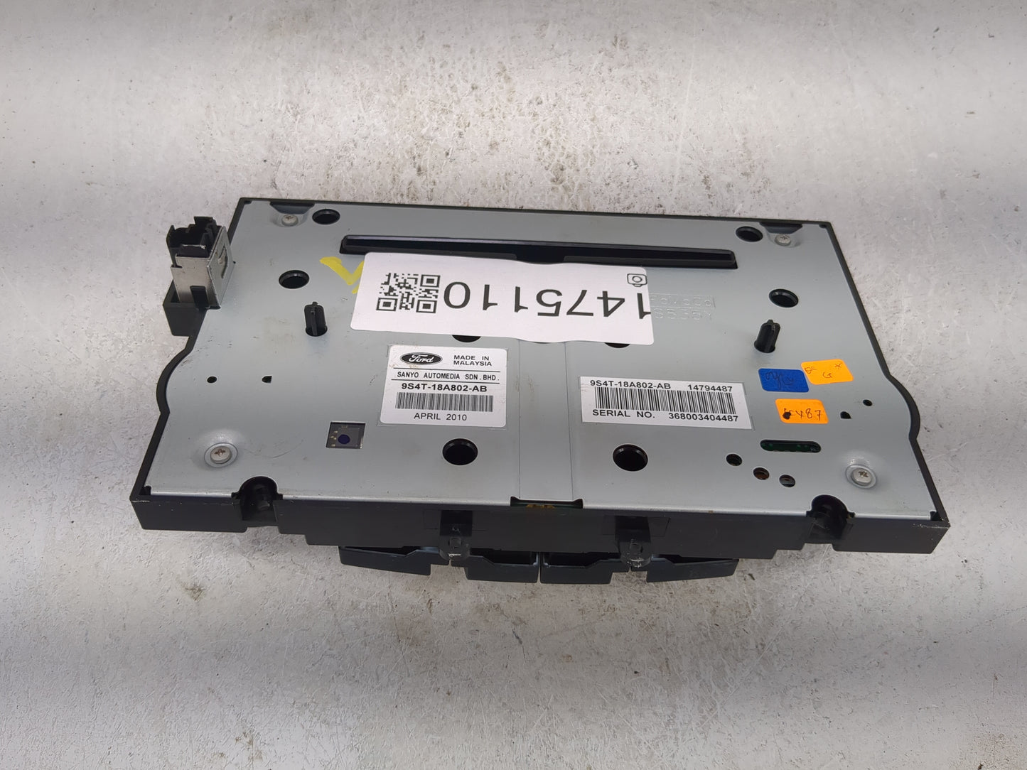 2009-2011 Ford Focus Radio Control Panel 1475110 - Oemusedautoparts1.com