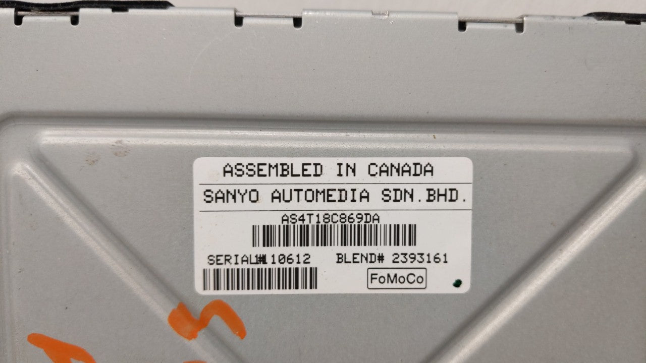 2009-2011 Ford Focus Am Fm Cd Player Radio Receiver - Oemusedautoparts1.com