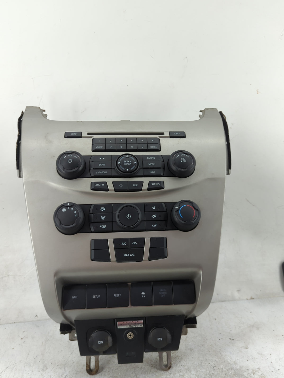 2010-2011 Ford Focus Radio AM FM Cd Player Receiver Replacement P/N:AS4T-19C157-AA Fits Fits 2010 2011 OEM Used Auto Parts -