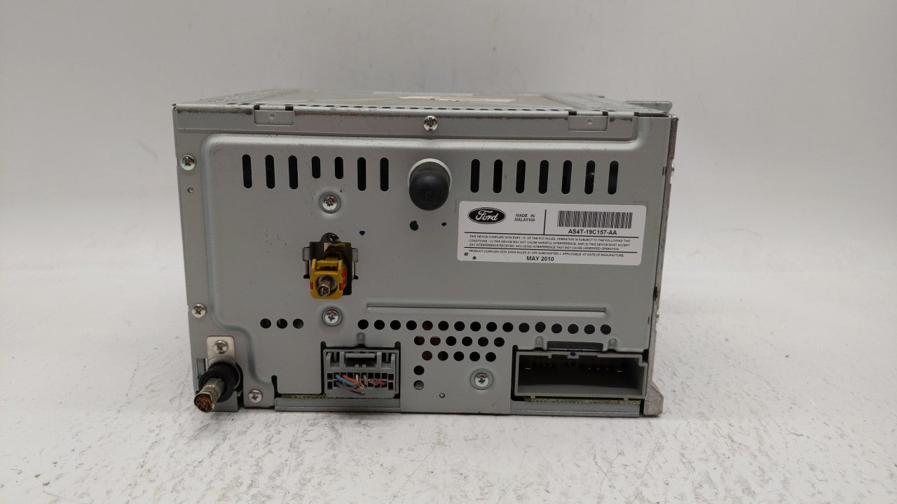 2010-2011 Ford Focus Radio AM FM Cd Player Receiver Replacement P/N:AS4T-19C157-AA Fits Fits 2010 2011 OEM Used Auto Parts -