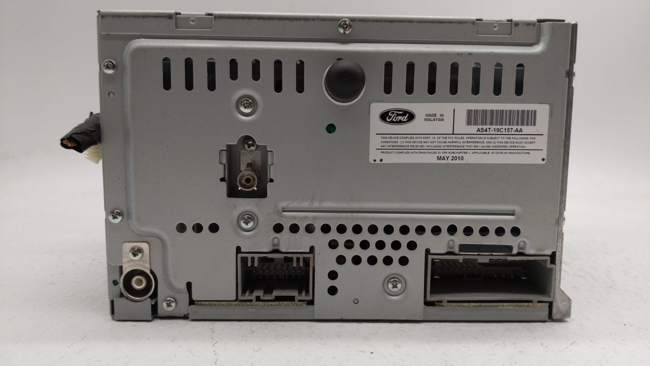 2010-2011 Ford Focus Radio AM FM Cd Player Receiver Replacement P/N:AS4T-19C157-AA Fits Fits 2010 2011 OEM Used Auto Parts -