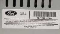 2010-2011 Ford Focus Am Fm Cd Player Radio Receiver - Oemusedautoparts1.com