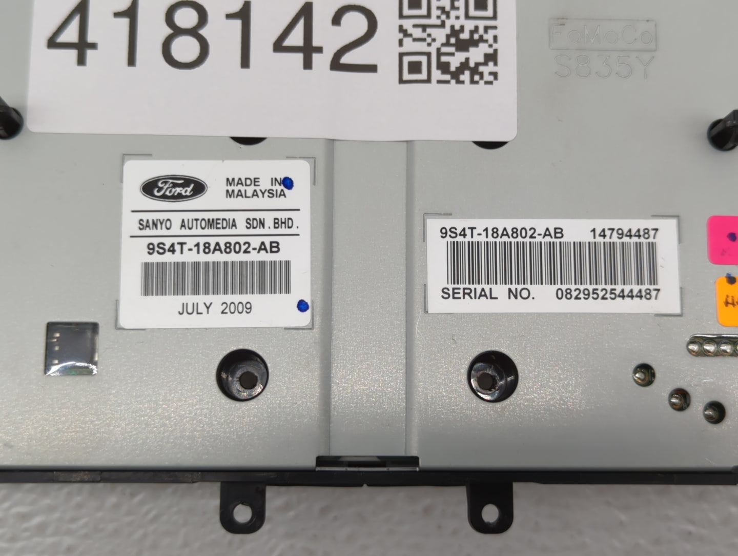 2009-2011 Ford Focus Radio Control Panel - Oemusedautoparts1.com