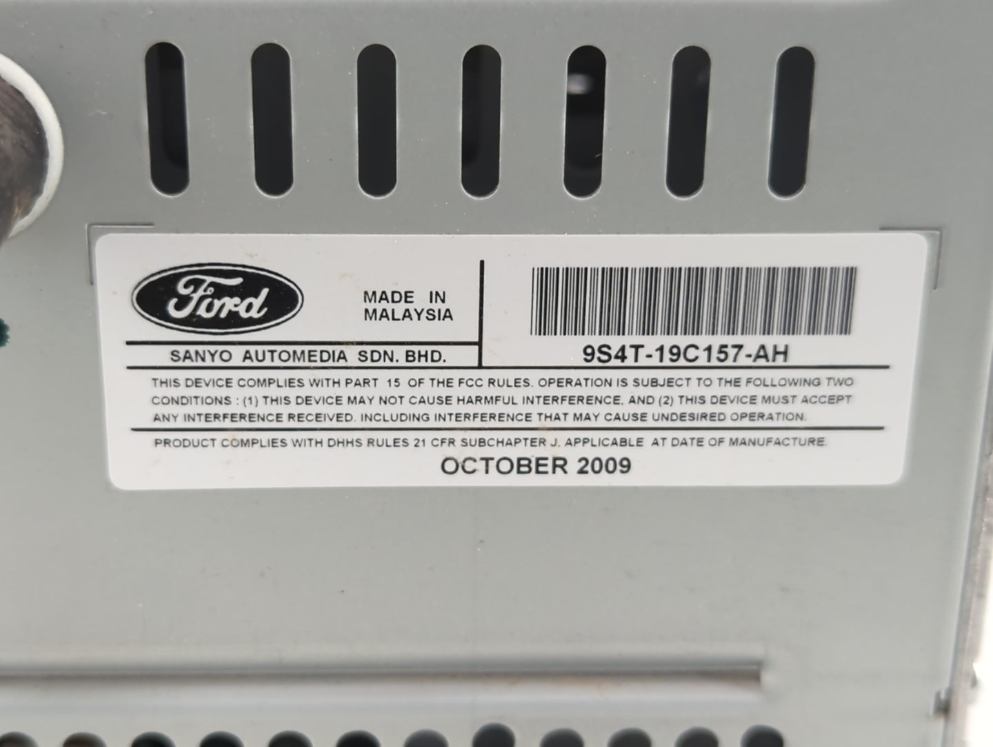2010-2011 Ford Focus Am Fm Cd Player Radio Receiver - Oemusedautoparts1.com