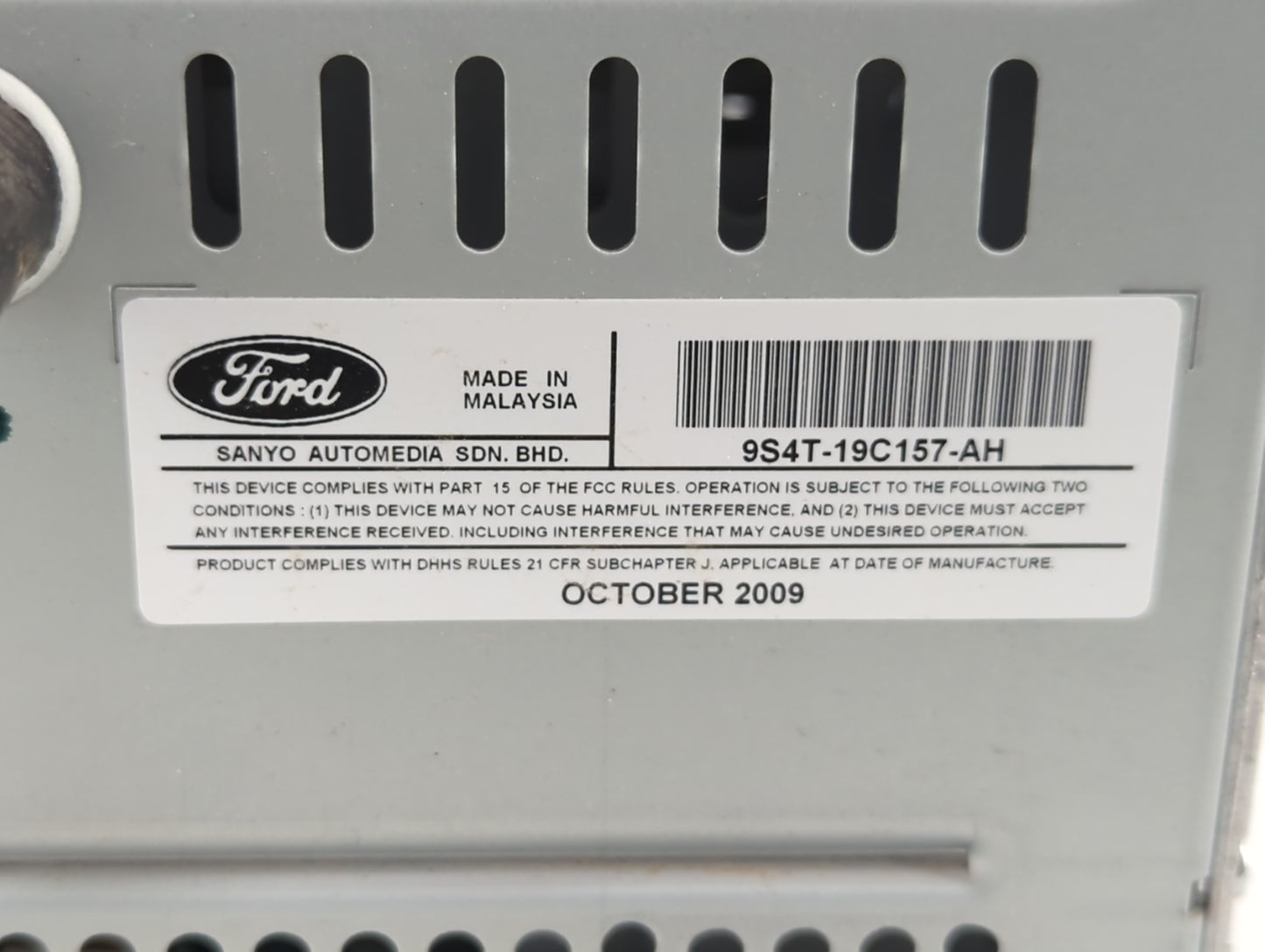 2010-2011 Ford Focus Am Fm Cd Player Radio Receiver - Oemusedautoparts1.com