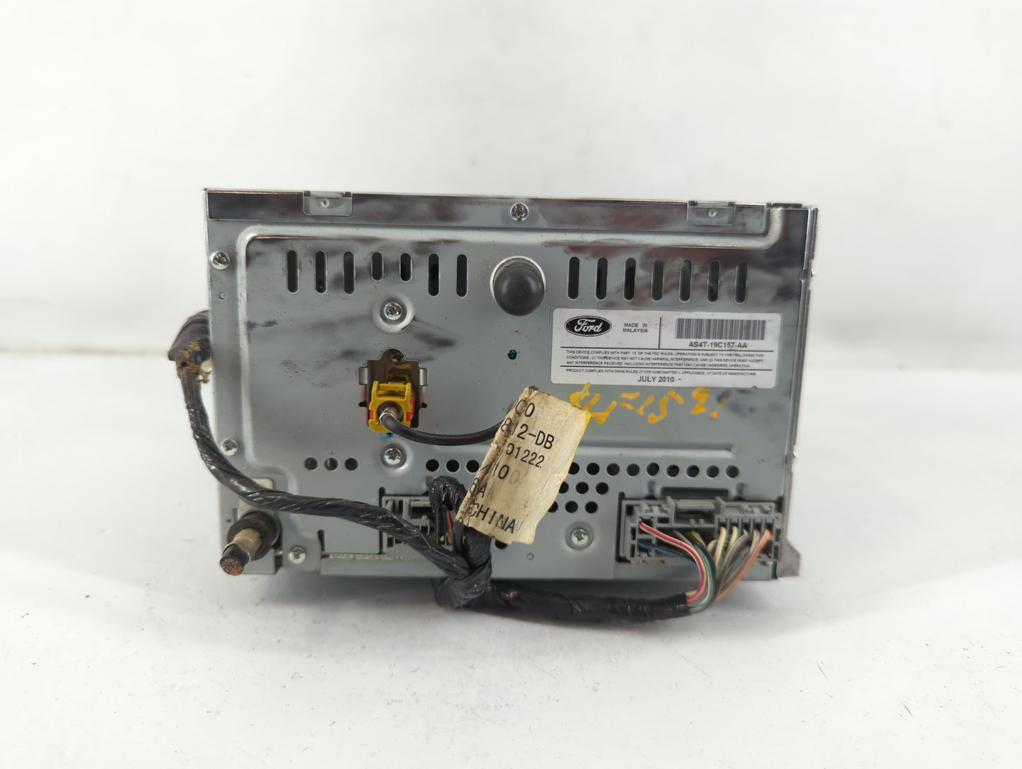 2010-2011 Ford Focus Radio AM FM Cd Player Receiver Replacement P/N:AS4T-19C157-AA Fits Fits 2010 2011 OEM Used Auto Parts -