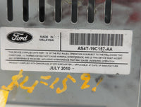 2010-2011 Ford Focus Radio AM FM Cd Player Receiver Replacement P/N:AS4T-19C157-AA Fits Fits 2010 2011 OEM Used Auto Parts -