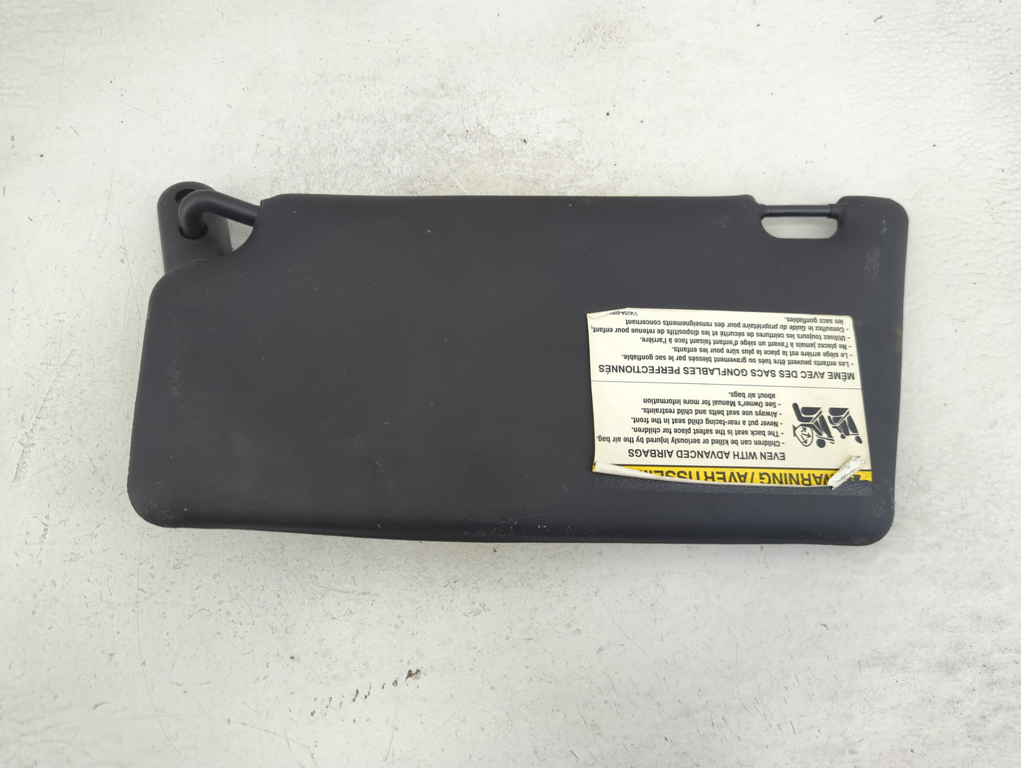 2012-2013 Ford Focus Sun Visor Shade Replacement Passenger Right Mirror Fits Fits 2012 2013 OEM Used Auto Parts - Oemusedaut