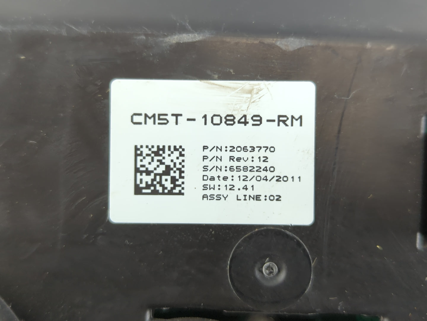 2011 Ford Focus Instrument Cluster Speedometer Gauges P/N:CM5T-10849-RM Fits OEM Used Auto Parts - Oemusedautoparts1.com