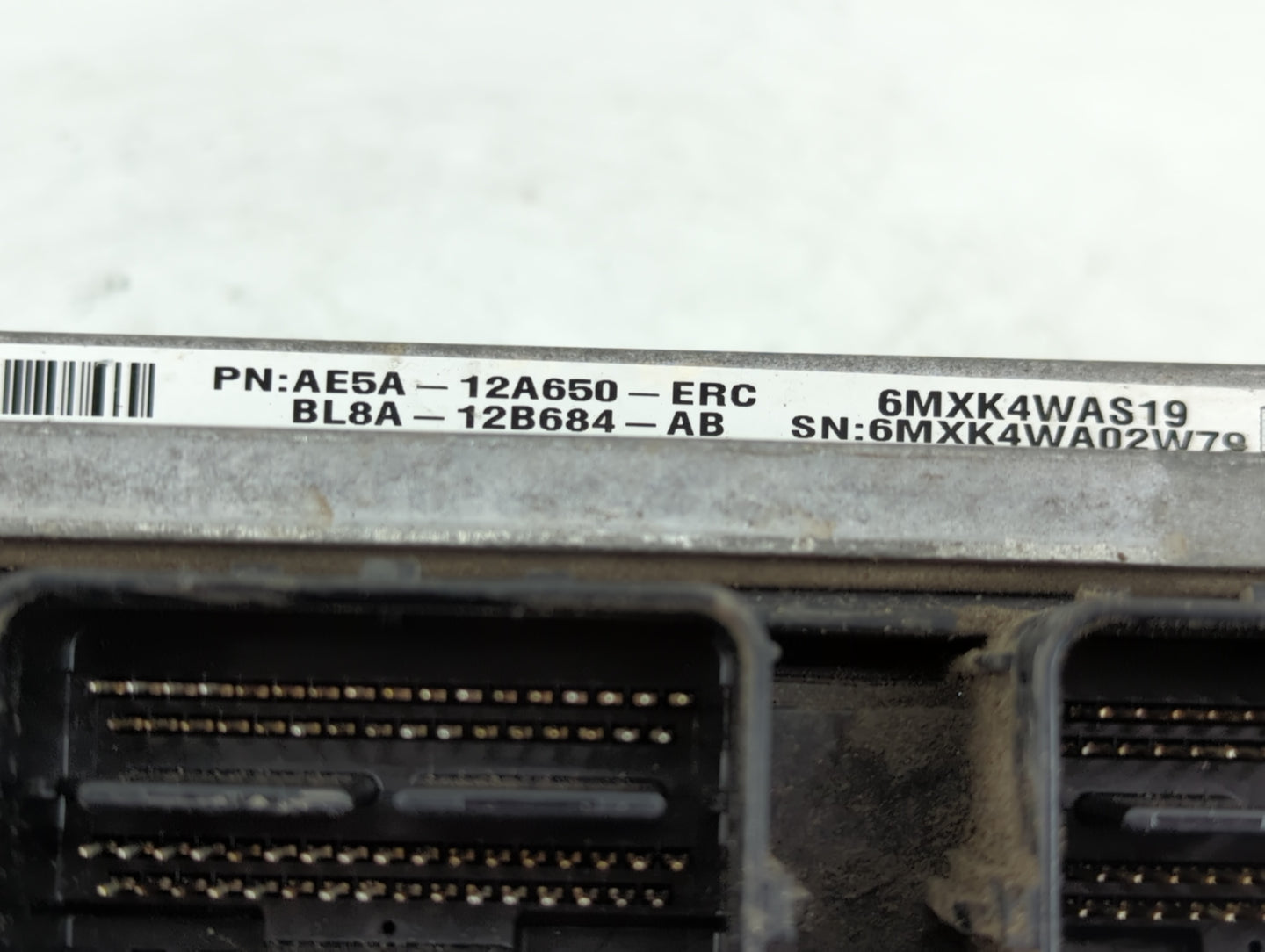 2011-2012 Ford Fusion PCM Engine Control Computer ECU ECM PCU OEM P/N:AE5A-12A650-ERC Fits Fits 2011 2012 OEM Used Auto Part