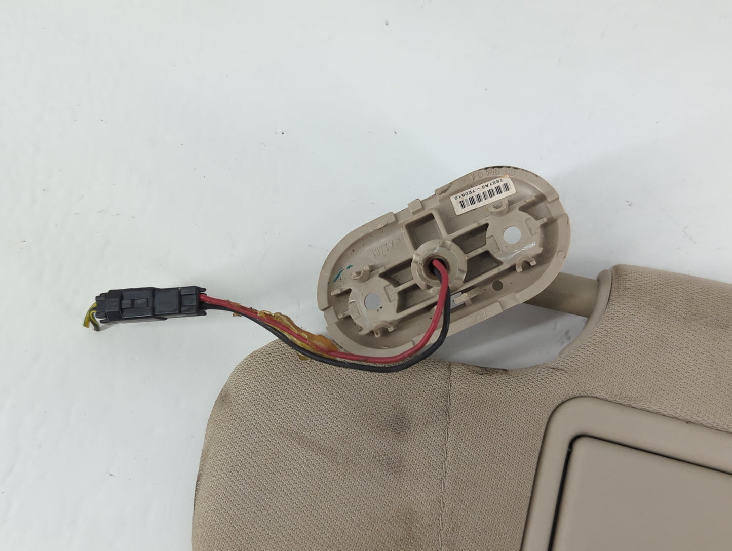 2010-2012 Ford Fusion Sun Visor Shade Replacement Driver Left Mirror Fits Fits 2010 2011 2012 OEM Used Auto Parts - Oemuseda