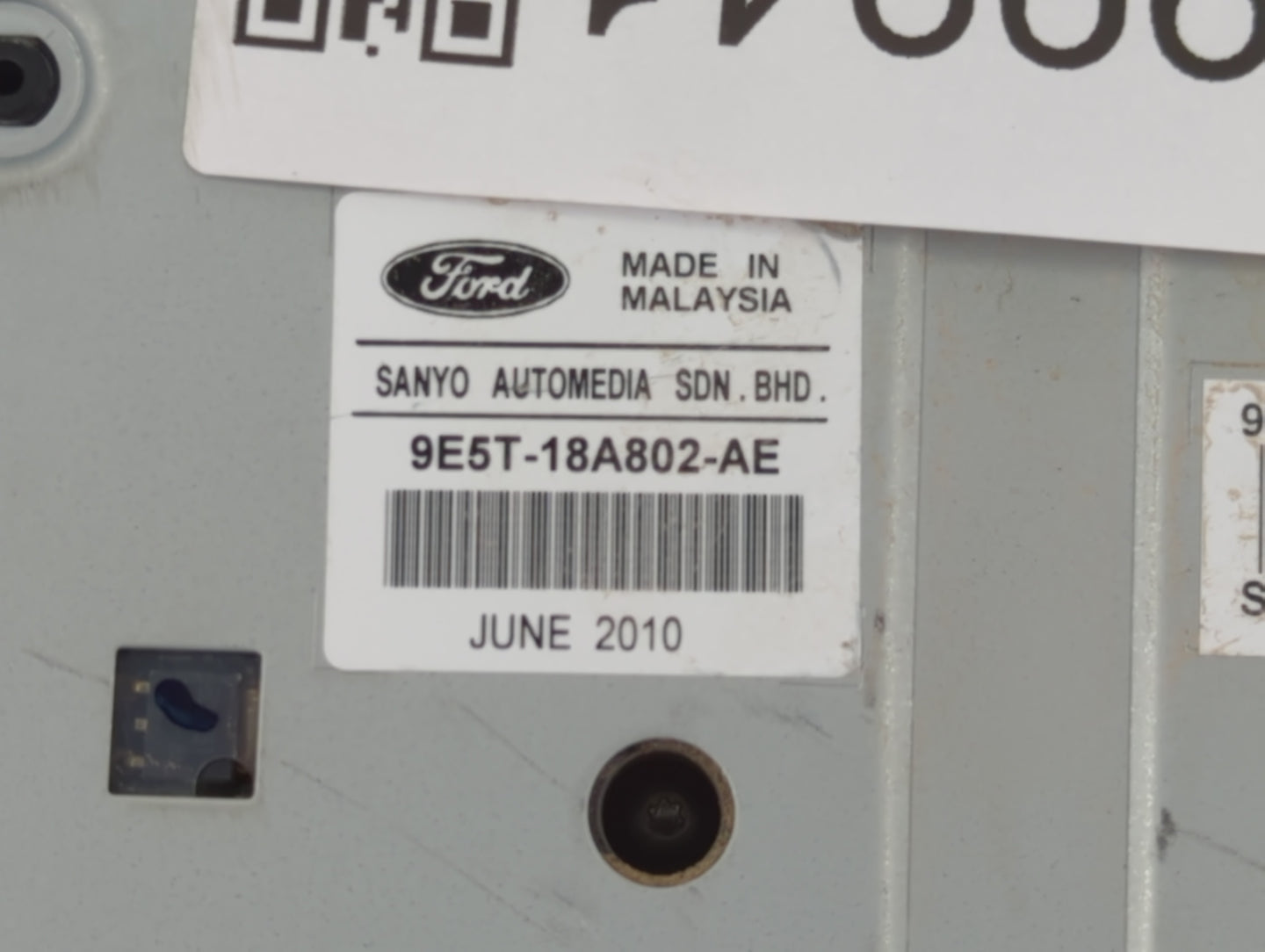 2010-2012 Ford Fusion Radio AM FM Cd Player Receiver Replacement P/N:9E5T-18A802-AE Fits Fits 2010 2011 2012 OEM Used Auto P