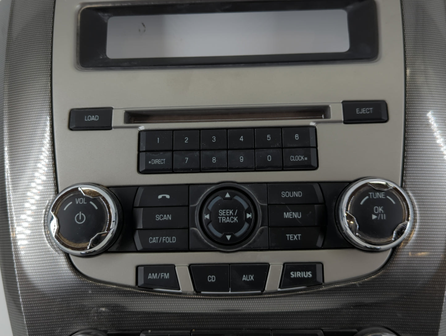 2010-2012 Ford Fusion Radio AM FM Cd Player Receiver Replacement P/N:9E5T-18A802-AE Fits Fits 2010 2011 2012 OEM Used Auto P