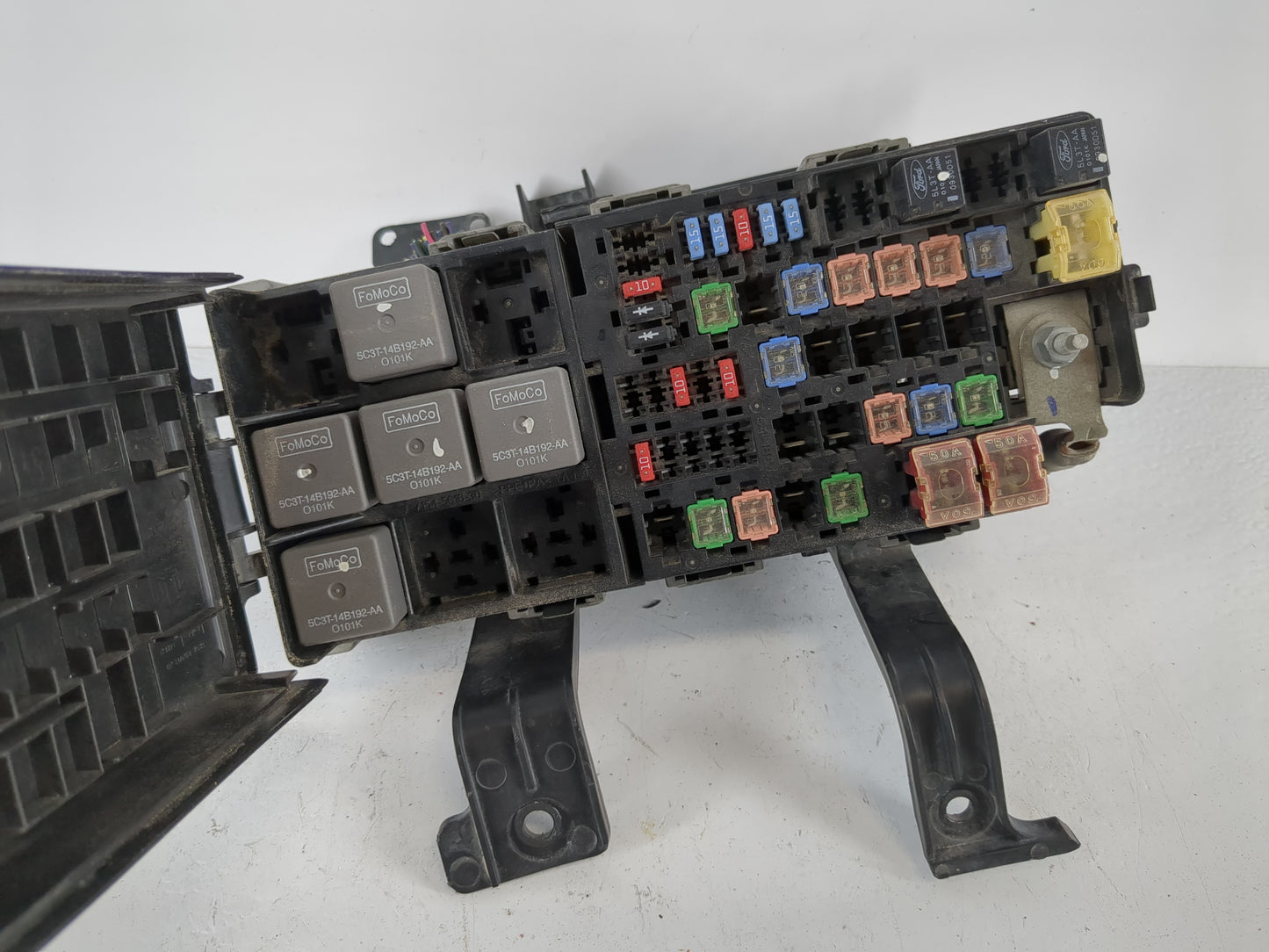 2010-2012 Ford Fusion Fusebox Fuse Box Panel Relay Module P/N:54-7148-30 Fits Fits 2010 2011 2012 OEM Used Auto Parts - Oemu