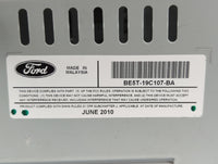 2011-2012 Ford Fusion Radio AM FM Cd Player Receiver Replacement P/N:BE5T-19C107-BA Fits Fits 2011 2012 OEM Used Auto Parts 