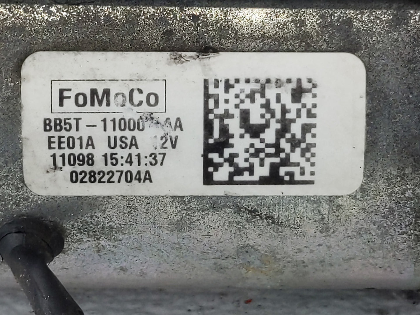 2011-2012 Ford Fusion Car Starter Motor Solenoid OEM P/N:BB5T-11000-AA Fits OEM Used Auto Parts - Oemusedautoparts1.com
