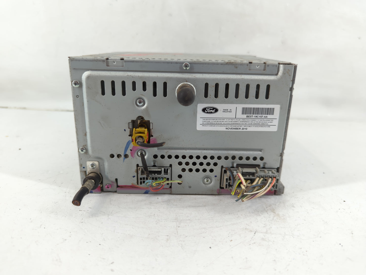 2010-2012 Ford Fusion Radio AM FM Cd Player Receiver Replacement P/N:BE5T-19C157-AA Fits Fits 2010 2011 2012 OEM Used Auto P