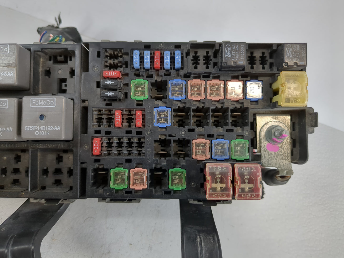 2010-2012 Ford Fusion Fusebox Fuse Box Panel Relay Module P/N:BE5T-14290 Fits Fits 2010 2011 2012 OEM Used Auto Parts - Oemu