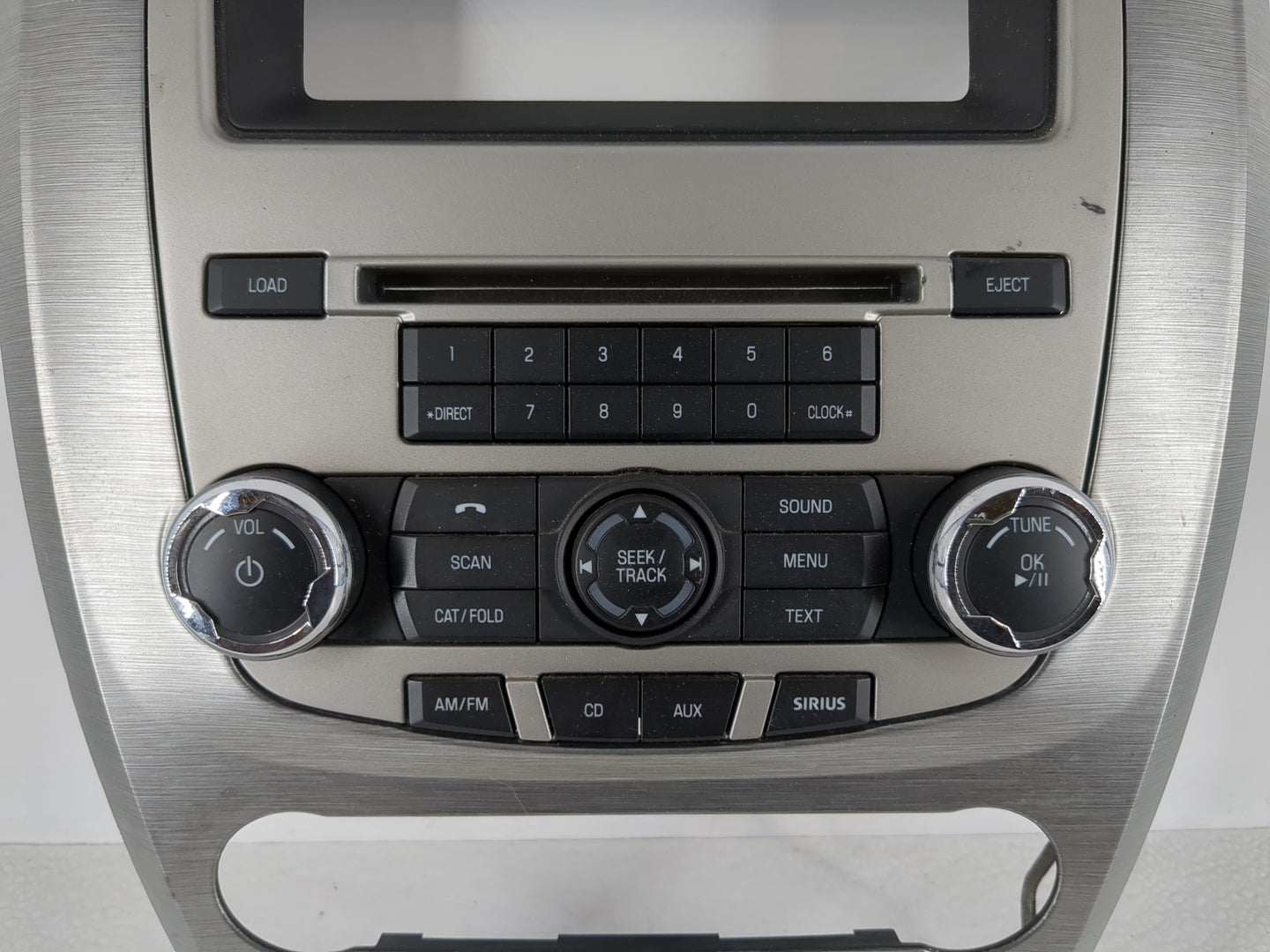 2010-2012 Ford Fusion Radio AM FM Cd Player Receiver Replacement P/N:9E5T-18A802-AE Fits Fits 2010 2011 2012 OEM Used Auto P