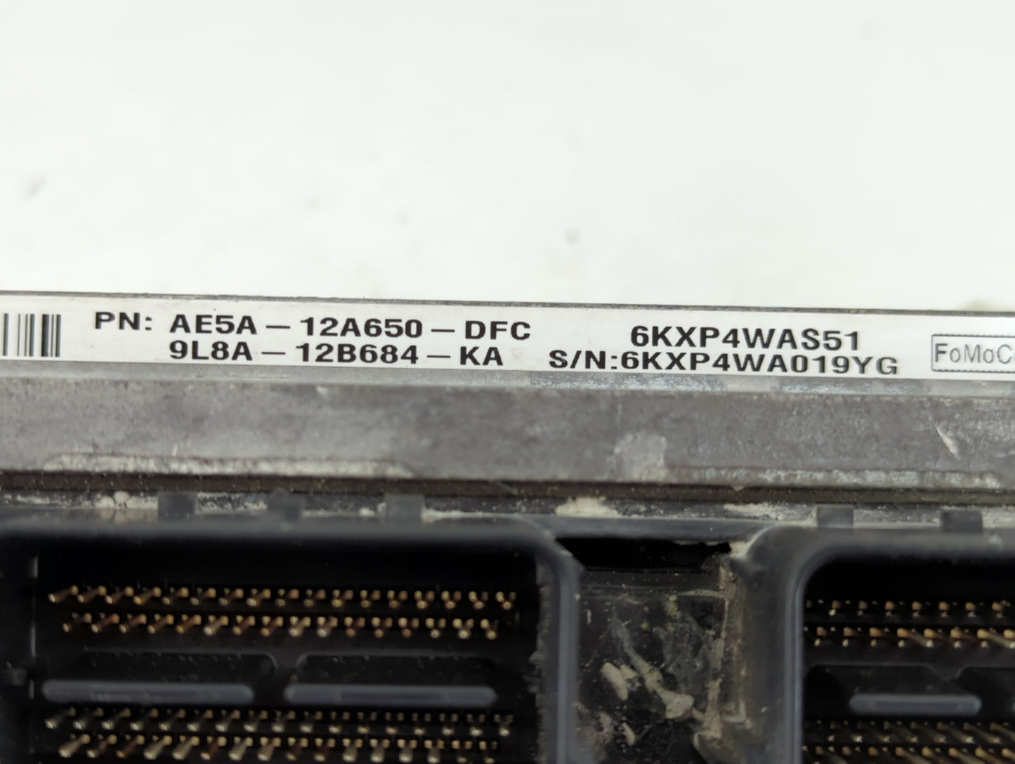 2011 Ford Fusion PCM Engine Control Computer ECU ECM PCU OEM P/N:AE5A-12A650-DFC Fits OEM Used Auto Parts - Oemusedautoparts