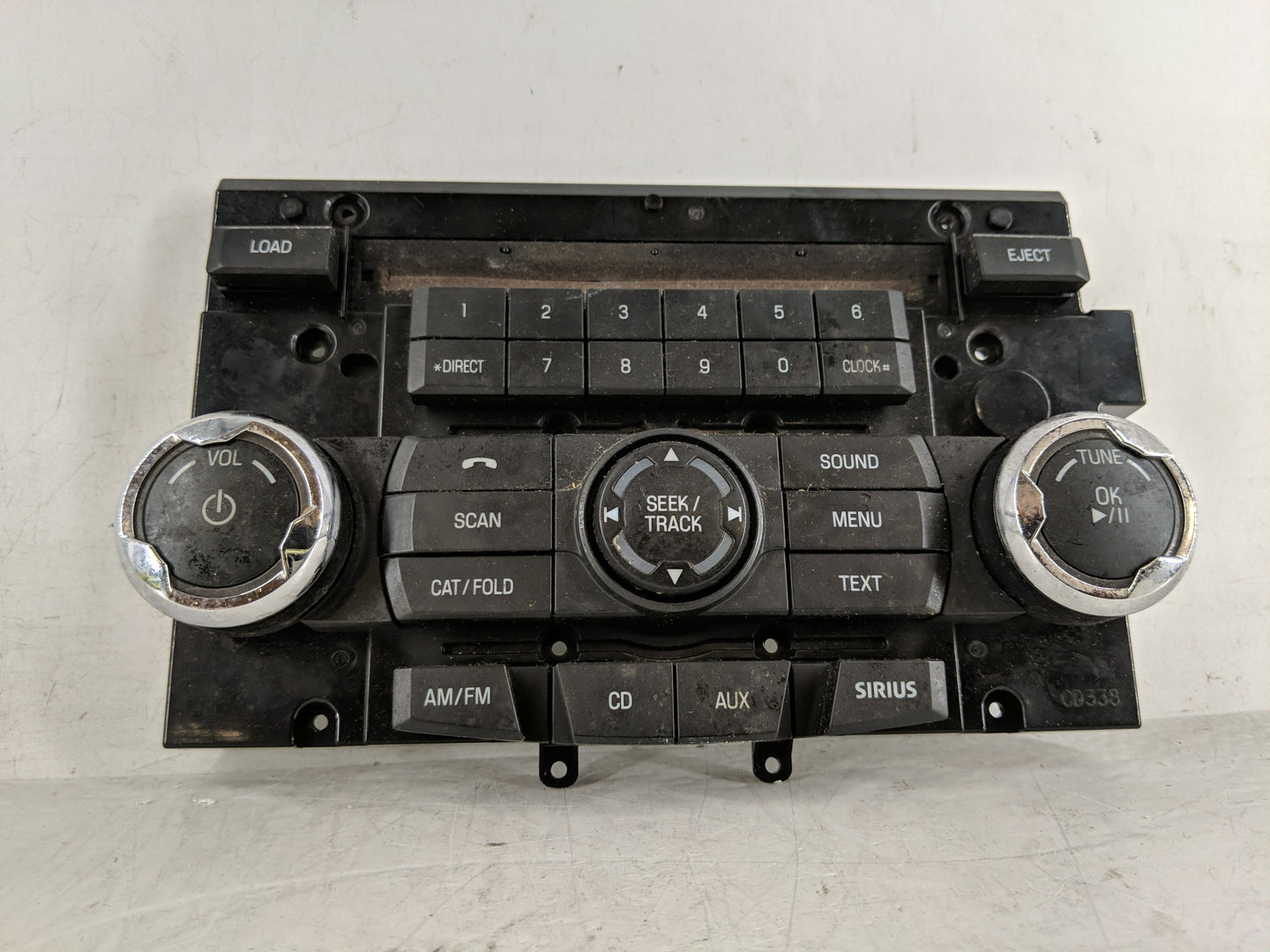 2010-2012 Ford Fusion Radio AM FM Cd Player Receiver Replacement P/N:9E5T-18A802-AE Fits Fits 2010 2011 2012 OEM Used Auto P