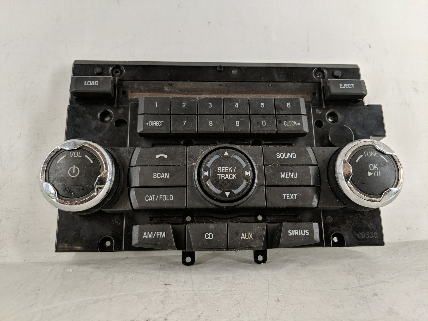2010-2012 Ford Fusion Radio AM FM Cd Player Receiver Replacement P/N:9E5T-18A802-AE Fits Fits 2010 2011 2012 OEM Used Auto P