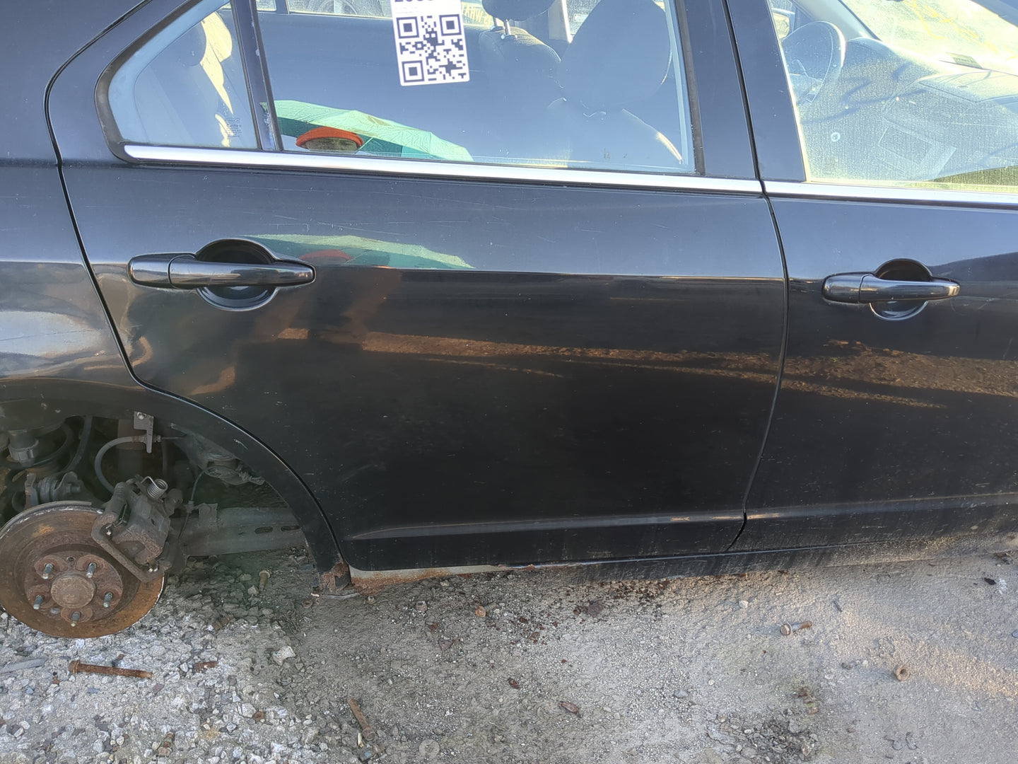 2006-2012 Ford Fusion Passenger Rear Door Oem - Oemusedautoparts1.com