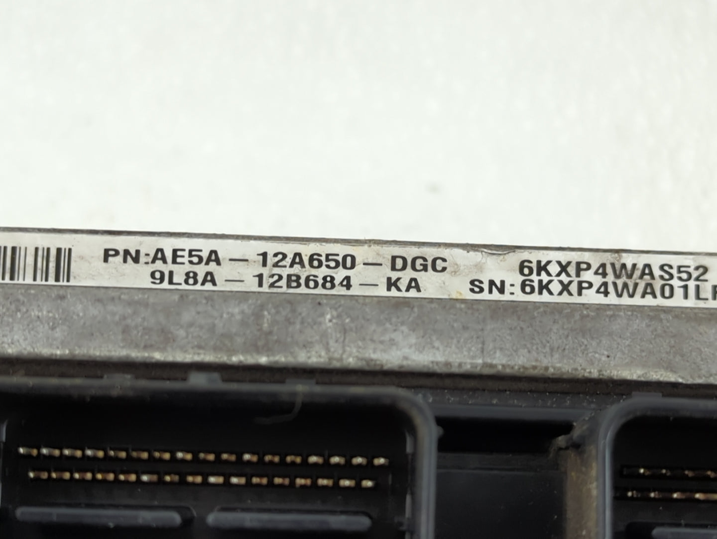 2011 Ford Fusion PCM Engine Control Computer ECU ECM PCU OEM P/N:9L8A-12B684-KA AE5A-12A650-DGC Fits OEM Used Auto Parts - O