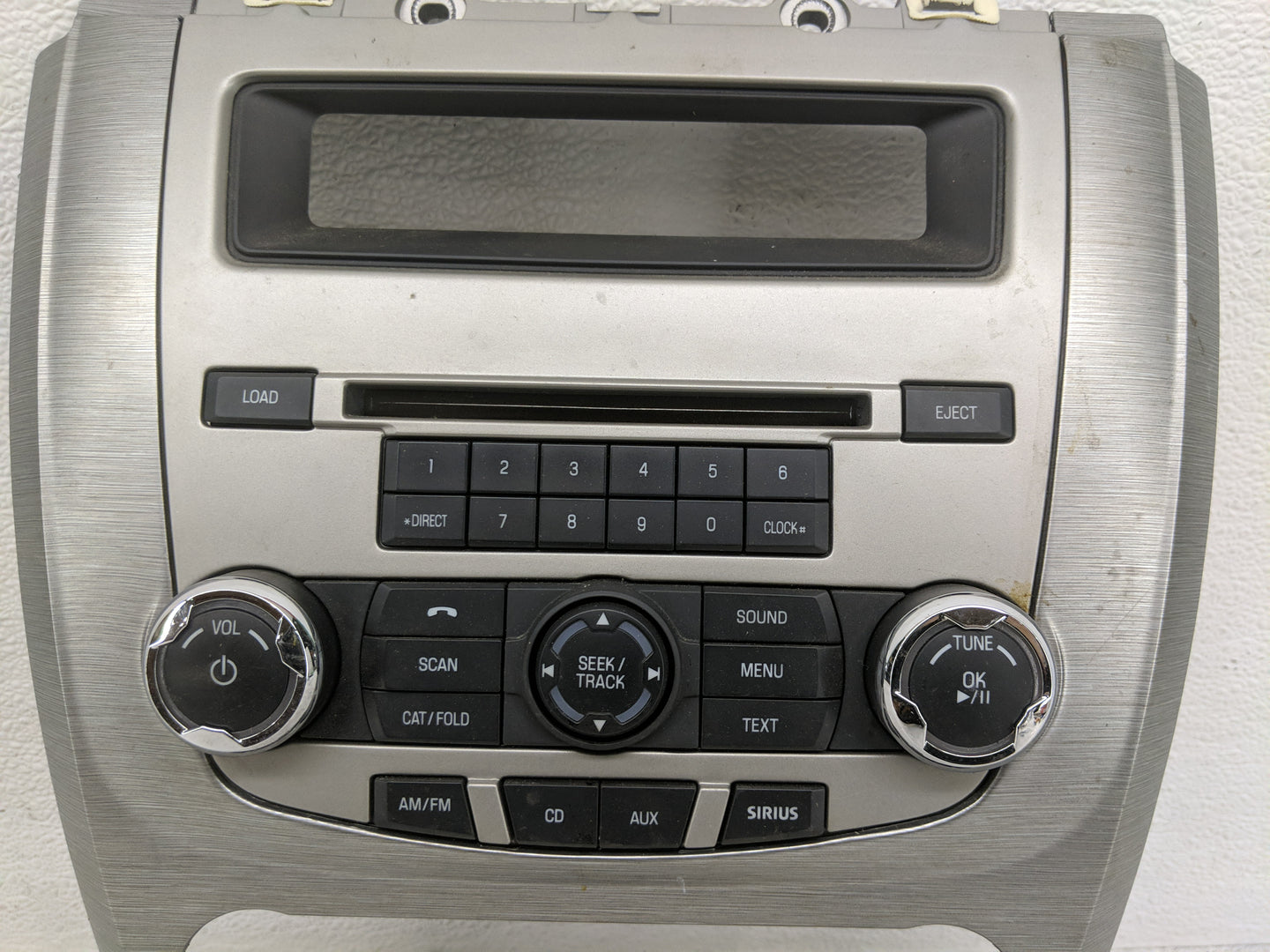 2010-2012 Ford Fusion Radio AM FM Cd Player Receiver Replacement P/N:9E5T-18A802-AE Fits Fits 2010 2011 2012 OEM Used Auto P