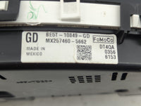 2011-2012 Ford Fusion Instrument Cluster Speedometer Gauges P/N:BE5T-10849-GD Fits Fits 2011 2012 OEM Used Auto Parts - Oemu