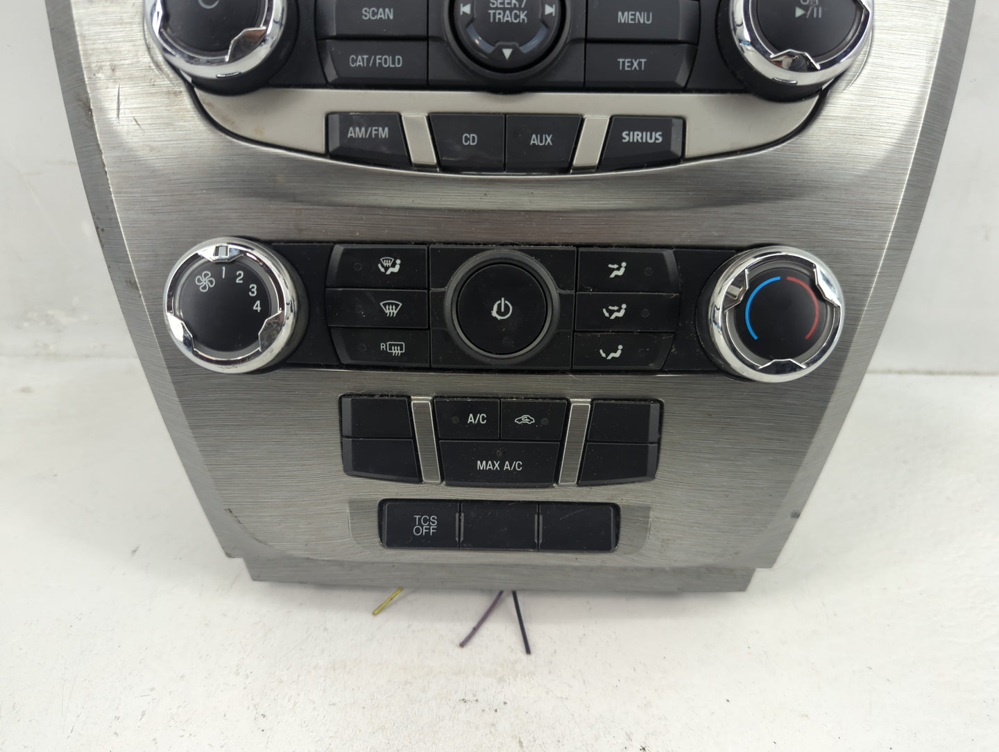 2010-2012 Ford Fusion Climate Control Module Temperature AC/Heater Replacement P/N:14798680 9E5T-18A802-AE Fits OEM Used Aut