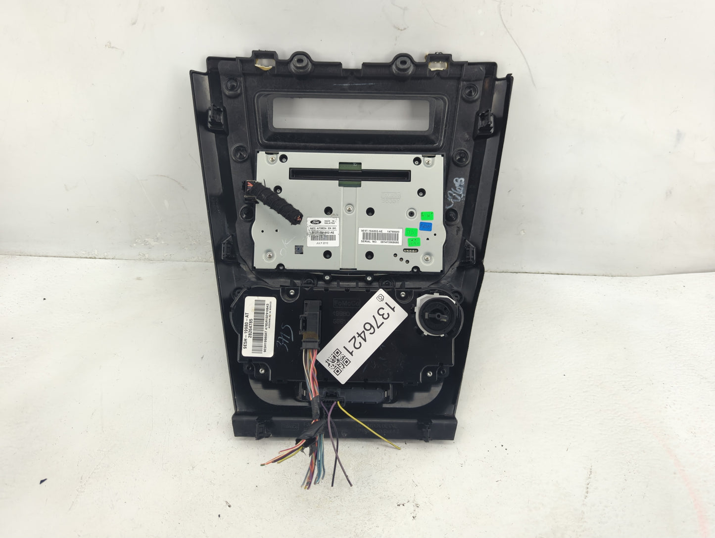 2010-2012 Ford Fusion Climate Control Module Temperature AC/Heater Replacement P/N:14798680 9E5T-18A802-AE Fits OEM Used Aut