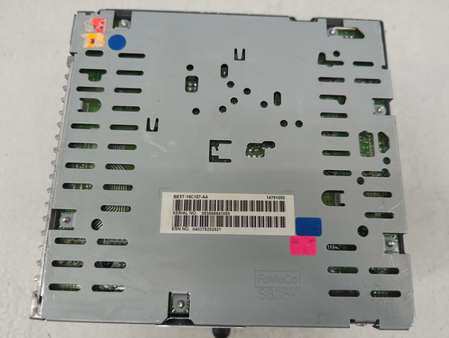 2010-2012 Ford Fusion Radio AM FM Cd Player Receiver Replacement P/N:BE5T-19C157-AA Fits Fits 2010 2011 2012 OEM Used Auto P