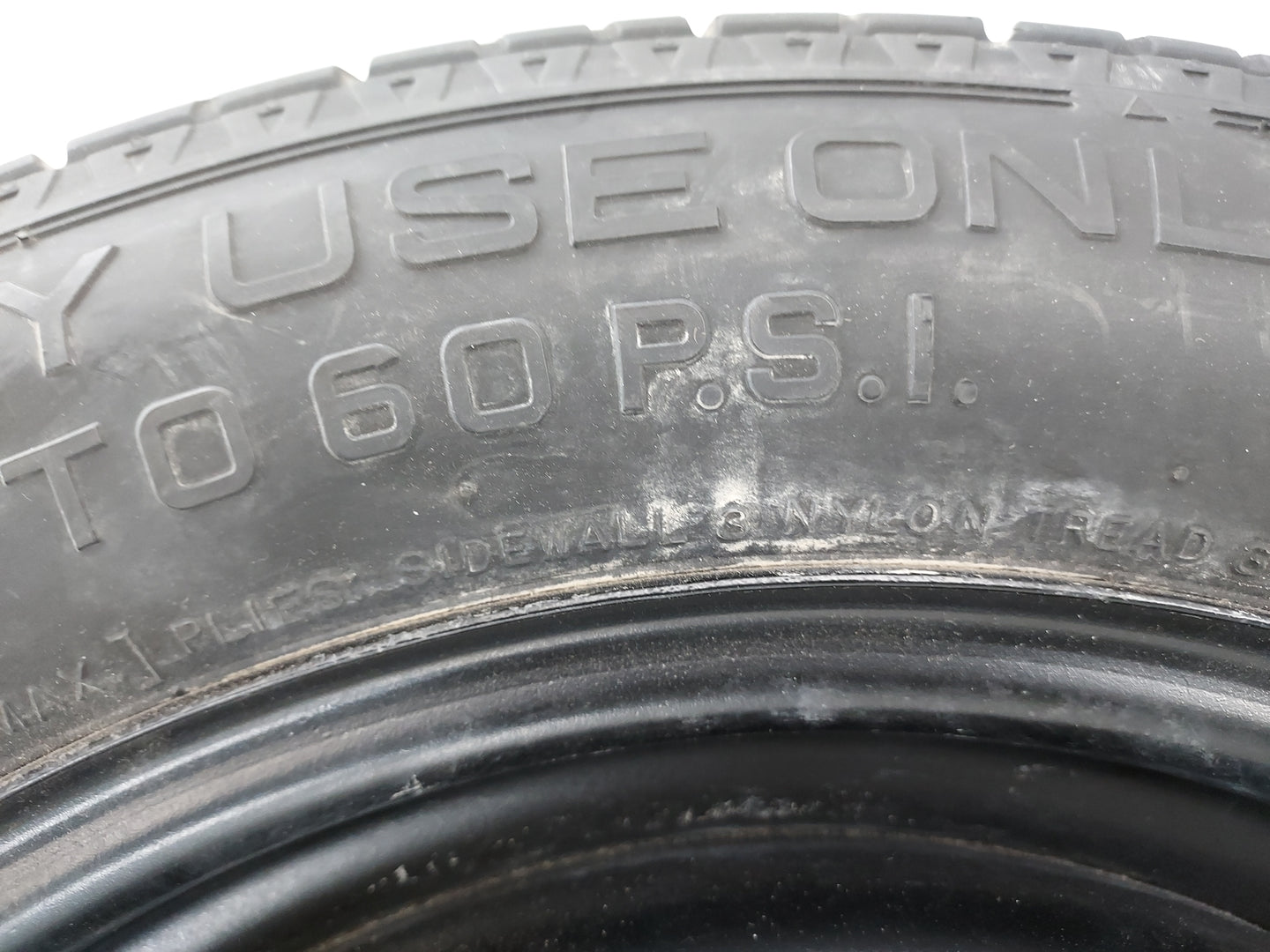 2006-2012 Ford Fusion Spare Donut Tire Wheel Rim Oem 1420769 - Oemusedautoparts1.com